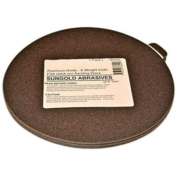 12 12 3 Pack Sungold Abrasives 332055 60 Grit PSA Stick-On Sanding Discs for Stationary Sanders X-Weight Cloth Premium Industrial Aluminum Oxide 12 12 3 Pack Sungold Abrasives 332055 60 Grit PSA Stick-On Sanding Discs for Stationary Sanders X-Weight Cloth Premium Industrial Aluminum Oxide
